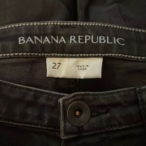 Banana Republic Black Jeans Sz 27 soft stretchy pants